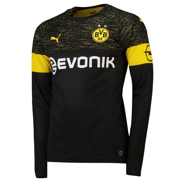 Camiseta Borussia Dortmund 2ª ML 2018/19 Negro